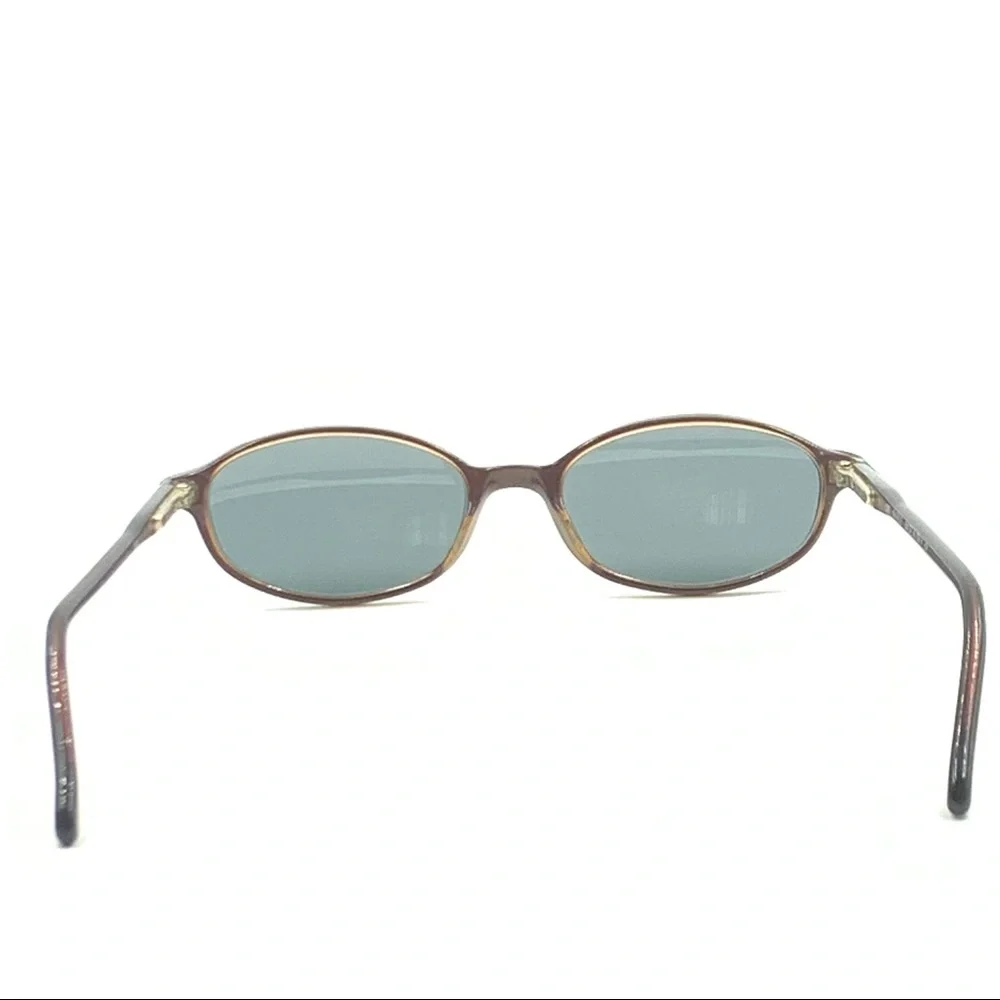 Vintage Safilo Elasta Brown Oval Sunglasses Frames